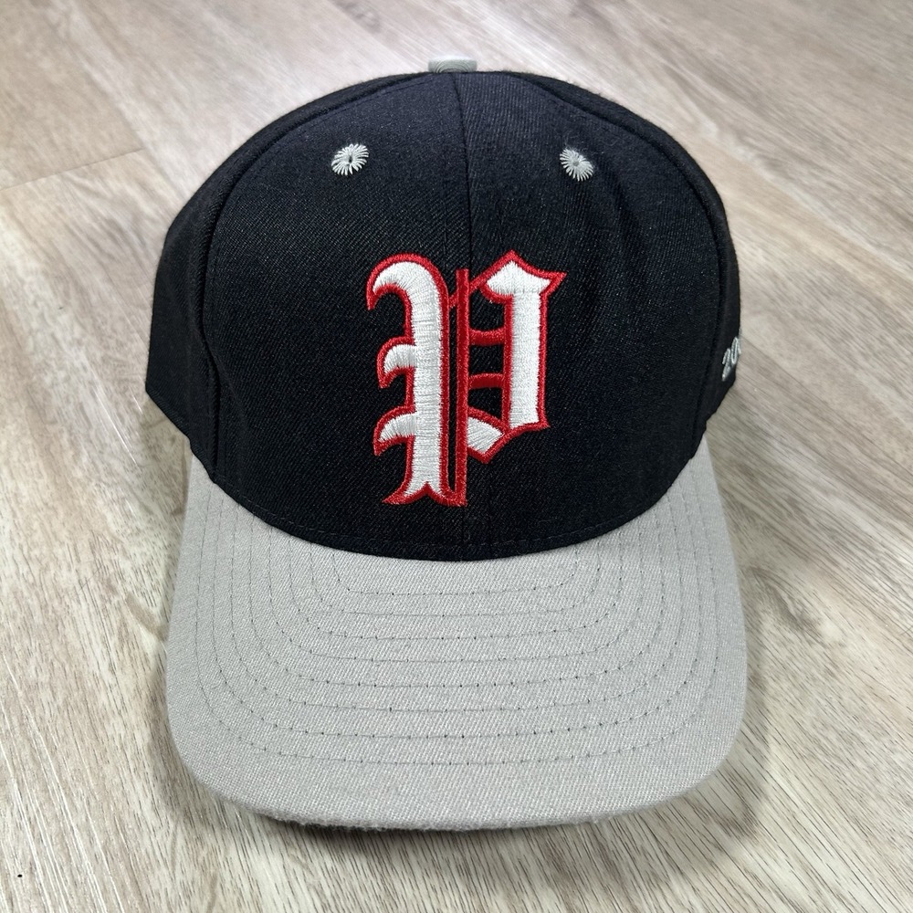 VTG 2000 Petersburgh Generals Fitted Hat 7 3/4 MiLB Baseball Black Wool Cap USA